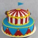 Baby Animal with Circus Tent Cake (D, V)